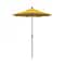 California Umbrella 6' Grey Aluminum Market Patio Umbrella, Sunbrella Sunflower Yellow 194061338100 - alternate 1
